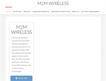 Tablet Screenshot of m2mwireless.com